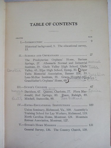 1927 Selten, wenn Sie diese Dinge wissen: Presbyterianische Aufgabe in North Carolina von Kapuze - Bild 6 von 11
