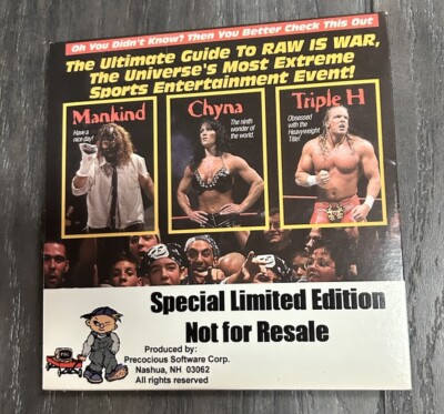 Vintage WWE WWF Vol. 1 2001 & EncyRAWpedia Interactive CD