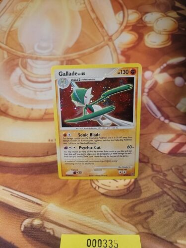 Pokemon Card - Gallade Secret Wonders 6/132 Holo Rare SWIRL HOLO BLEED - Afbeelding 1 van 6