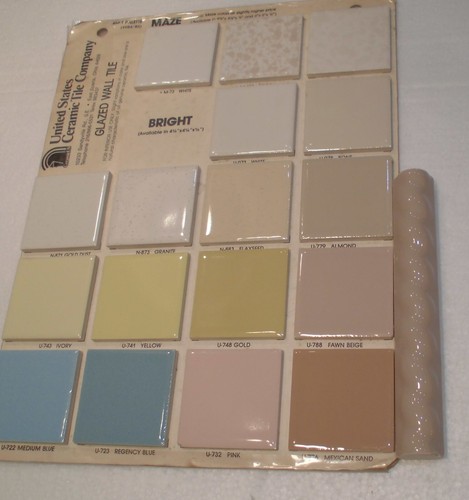 1 Stck. Dunkleres Reh beige Farbe, Keramik Brutzeln Futter Seilfliese 3/4"" x 6"" NEU - Bild 13 von 14