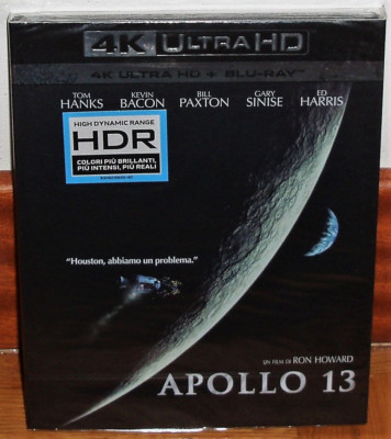 Apollo 13 4K UHD + Blu-Ray New Sealed Slipcover Science Fiction