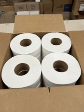 Right Choice 8.85” Jumbo Bath Tissue, White 2-PLY 3.3” X 1000’ (12 PACK) 