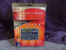 NEW Franklin 5 Language Translator English French German Italian Spanish TWE118A