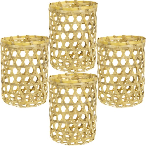 12 Pz Cup Sleeves Vetro Tazza Acqua Decorativa -Vaso -Coperchi - Foto 6 di 12
