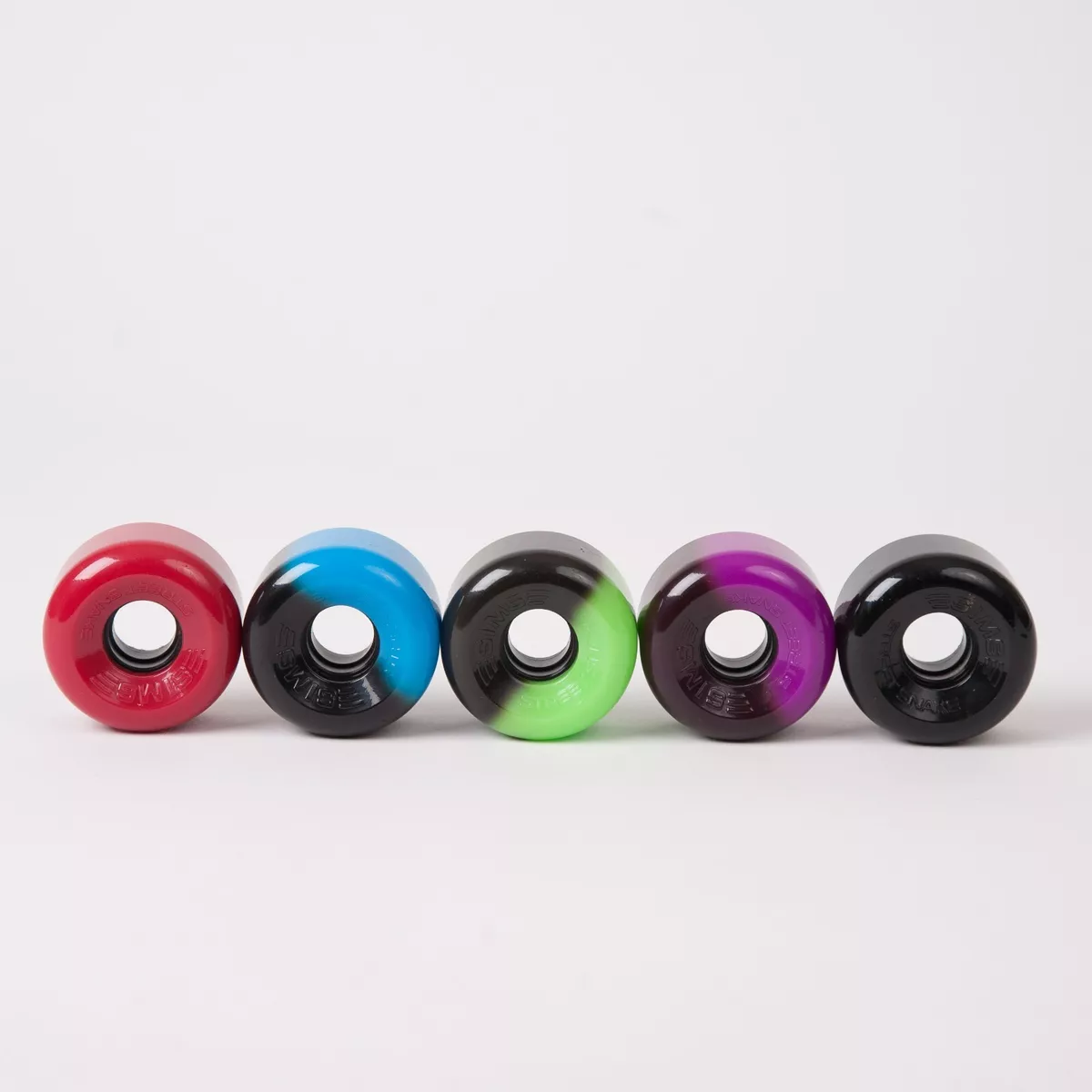 Sims Street Snakes 62mm 78A Quad Roller Skate Wheels Two Tone Solid Pack of 4