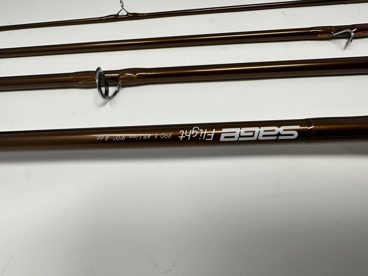 New Sage Flight 9' 4 Pc FLY FISHING ROD #890-4 With Case | eBay New Sage Flight 9' 4 Pc FLY FISHING ROD #890-4 With Case | eBay