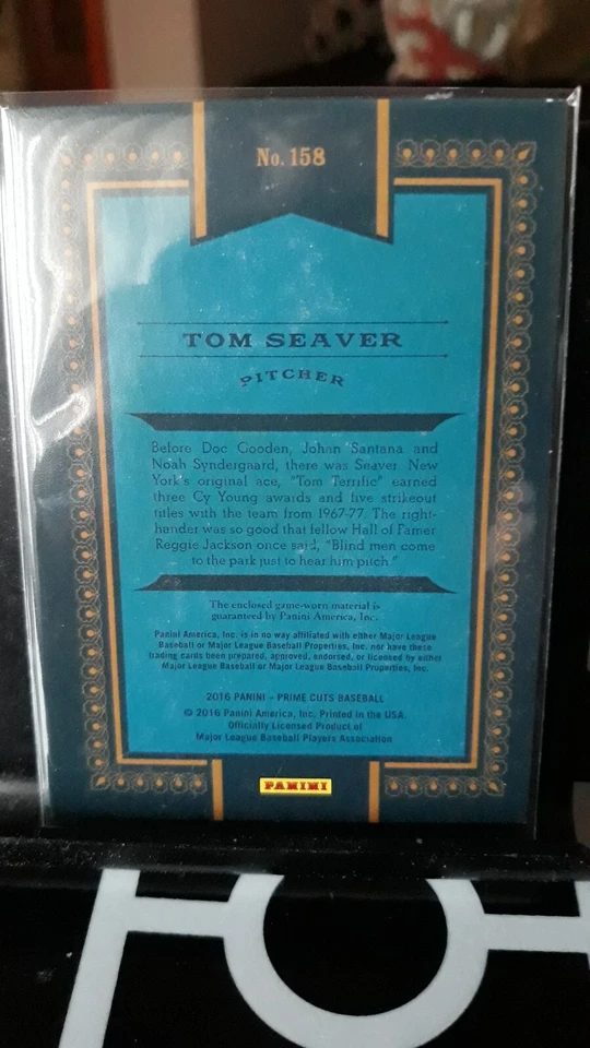 tom seaver jersey card Mint! - Image 2 of 2