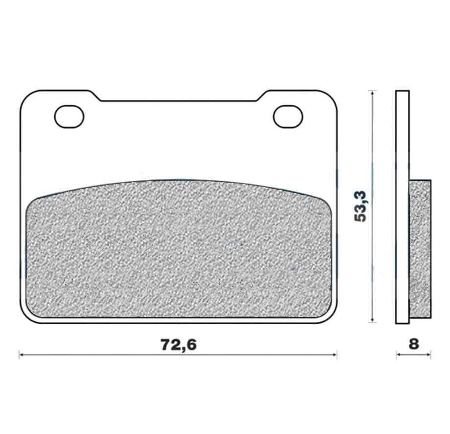 Plaquettes de frein 113 g1380 av Galfer : stoppez le manque de mordant sur Sym Maxsym