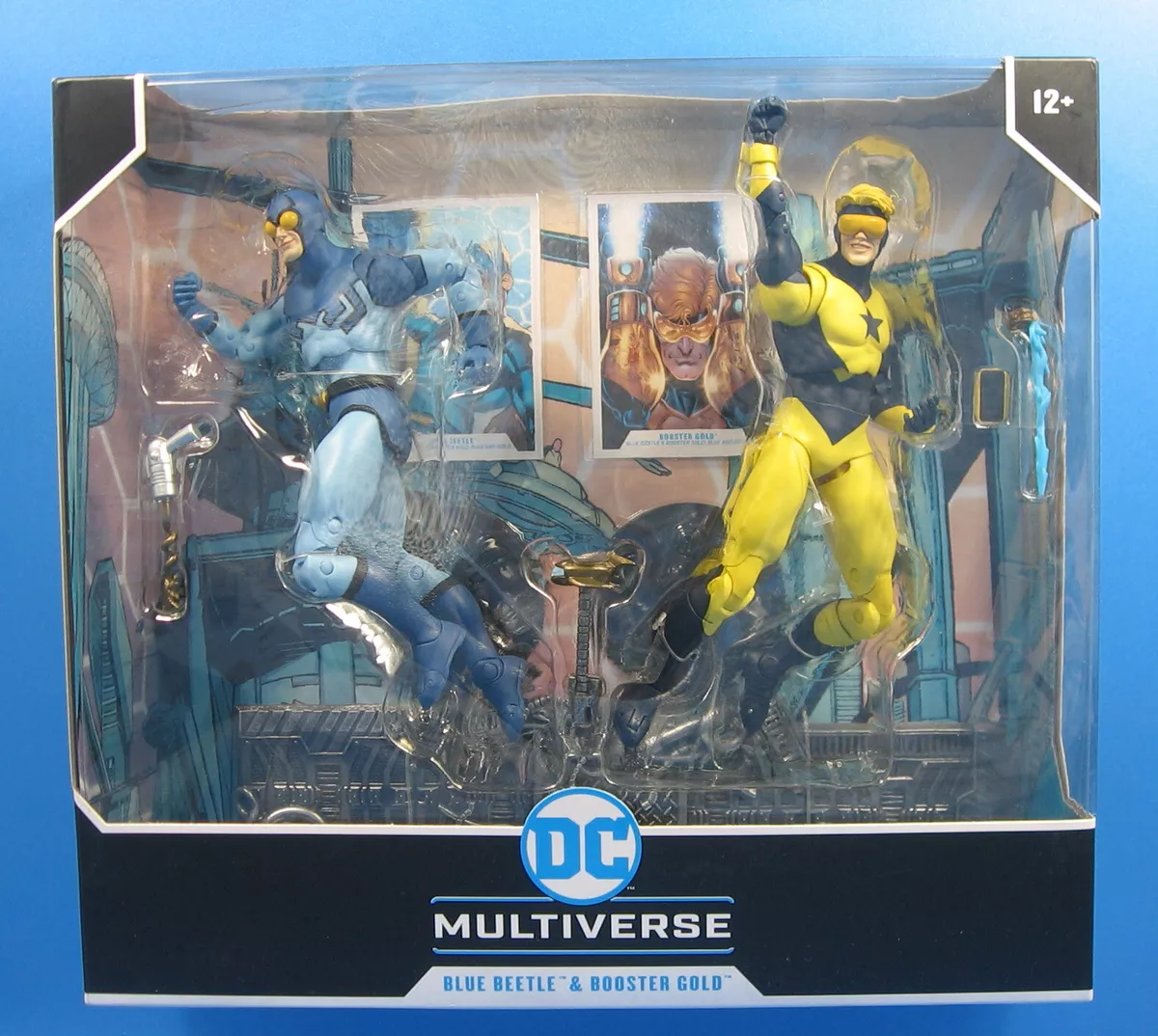 Mcfarlane Toys DC Booster Gold and Blue Beetle 2 Pack Action Figure