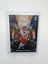2021 PANINI BLACK FOOTBALL CORNELL POWELL RC ROOKIE CARD /25
