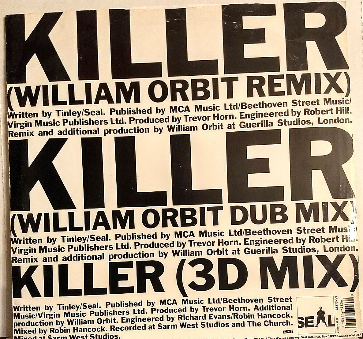 Seal Killer Dance 12