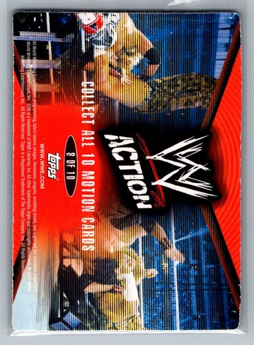 2007 Topps Action WWE #8 Edge Lenticular Motion - Picture 2 of 2