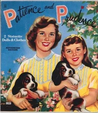 VINTGE UNCUT 1940s PATIENCE PRU PAPER DOLL HD LASER REPRODUCTION~LO PR~NO.1SEL