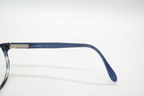 Vintage Menrad 163 Blau Braun Oval Brille Brillengestell eyeglasses NOS - Picture 4 of 6
