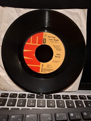 Alan David, Get Your Love Right, UK 7'' Vinyl Record Single, 1977