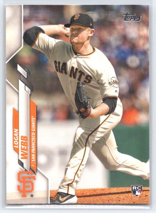 2020 Topps Logan Webb #514 RC Rookie   San Francisco Giants
