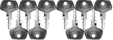 Fits HD62 Ignition Key for Bobcat/Hitachi/Hyundai/Nogano/Sunward/Thomas *10 PK*