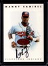 1996 Leaf Signature Series Manny Ramirez Auto Bronze Indians