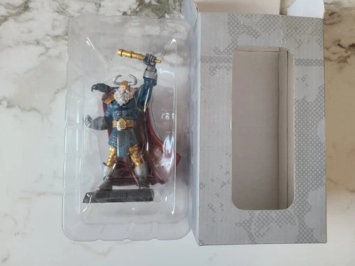 Eaglemoaa Marvel Odin Figurine With Magazine!  BMU13227 Blue Gold