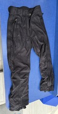 Vintage Nordica Snow Pants Womens 6 Black Zip Pockets Pull On Zip Ankle