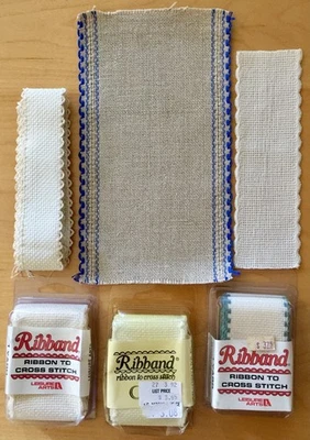 Band Evenweave Band für Kreuzstich plus Band Stoffreste - Bild 1 von 4
