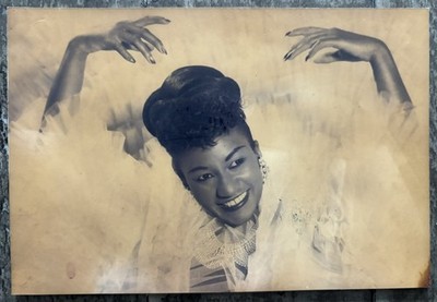 1950s Celia Cruz Cuba Original Photo Young Singer Sonora Matancera Era
