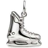 Jobo AnhäNger Schlittschuh 925 Sterling Silber SilberanhäNger