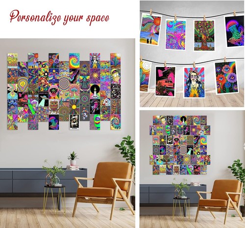 Woonkit Indie Trippy Wall Collage Kit - 50 piezas 4X6" - NUEVO - Imagen 6 de 7