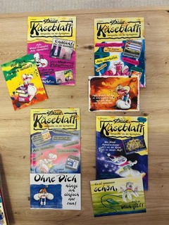 Diddl Käseblatt 1996 Neu inkl. Karten Käseblatt Nummer 1 2 3 4