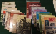 SPI wargames 16 S&T magazines with unpunched counters