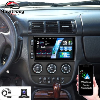 DAB+ Für Benz M-Klasse W163 ML 320 2003-05 Autoradio Android15 Carplay GPS 4+64G