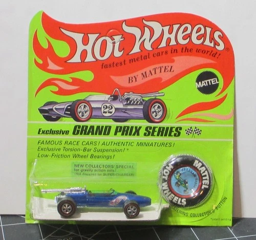 Hot Wheels Redline  Blue Brabham Repco F1  Blister Pack  Free Shipping