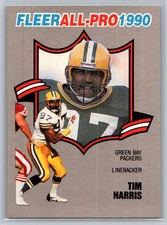 1990 Fleer Football All-Pro #17 Tim Harris - VG - Green Bay Packers