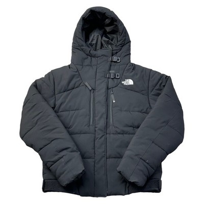 The North Face Himalayan Puffer Jacket Hooded Outdoor Black Damen Small