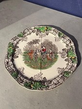 Sandwich Plate Copeland Spode's Byron Series No.2 Quartered