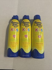 Banana Boat Kids Sunscreen Spray / Alcohol Free - Tear/Sting Free - LOT of 3