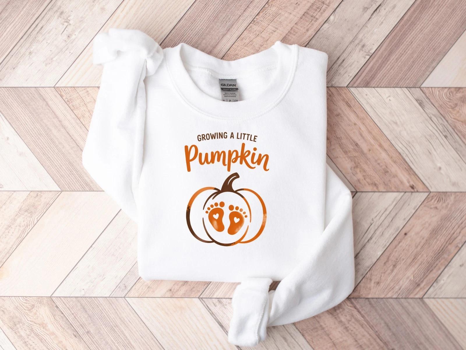 Growing A Little Pumpkin Sweatshirt | Fall Maternity Thanksgiving Gift