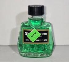 Vintage MENNEN 1.5fl oz Glass Bottle Original Skin Bracer After Shave Old Stock