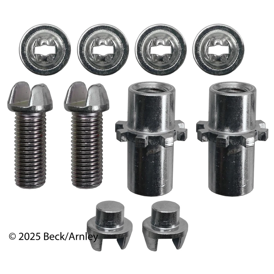 Kit de herrajes de zapata de freno de emergencia Beck Arnley 084-1687 para Hyundai Sonata 07-10 Foto 3 de 4