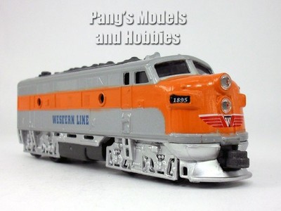 7 Inch Diesel Electric Train Locomotive Western Line 1/94 Scale Model
