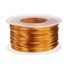 18 Gauge Aluminum Craft Wire 1.0mm 98.5ft Bendable Metal Wire, Gold Tone