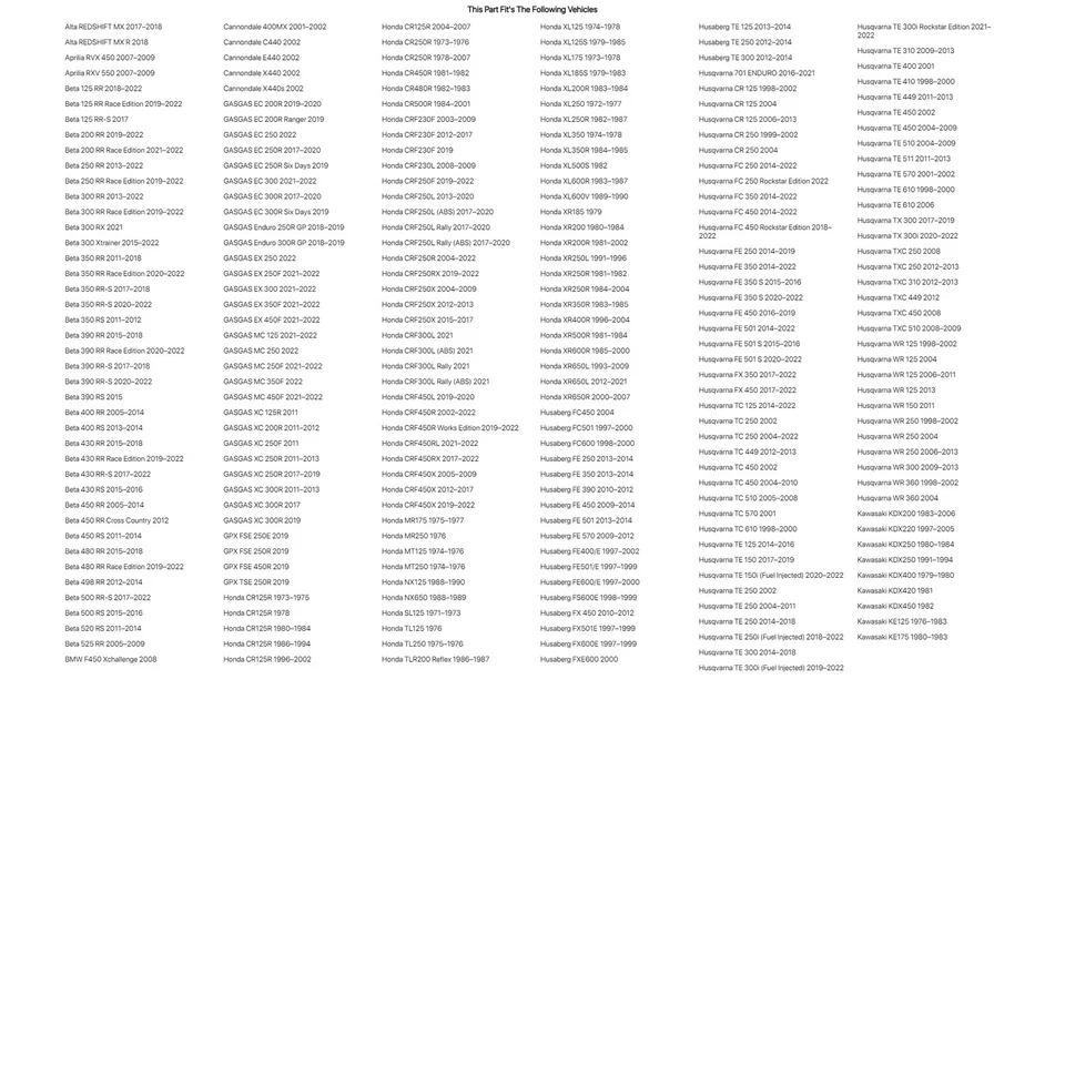 Tubo IRC de alta resistencia para motocicleta 80/100x21 para HONDA XR650R 2000-2007 Foto 3 de 4