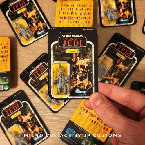 Star Wars Micro Vintage: [CARDED] Teebo the Ewok (JP Customs)