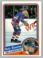 Bob Bourne 1984-85 Topps HOCKEY #92 New York Islanders