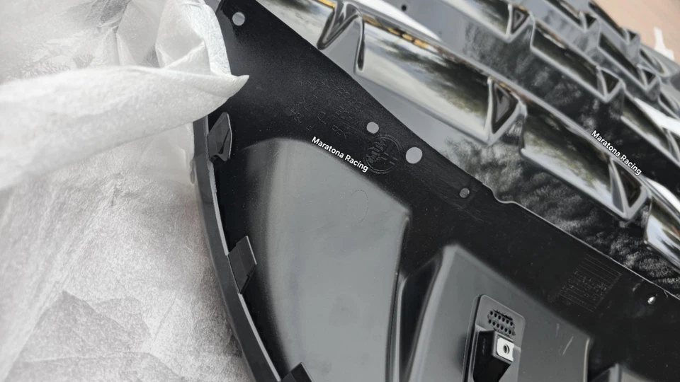 ESTRATTORE ORIGINALE ALFA ROMEO SPORTIVO DIFFUSORE STELVIO VELOCE Ti NERO MIRROR - Image 4 of 4