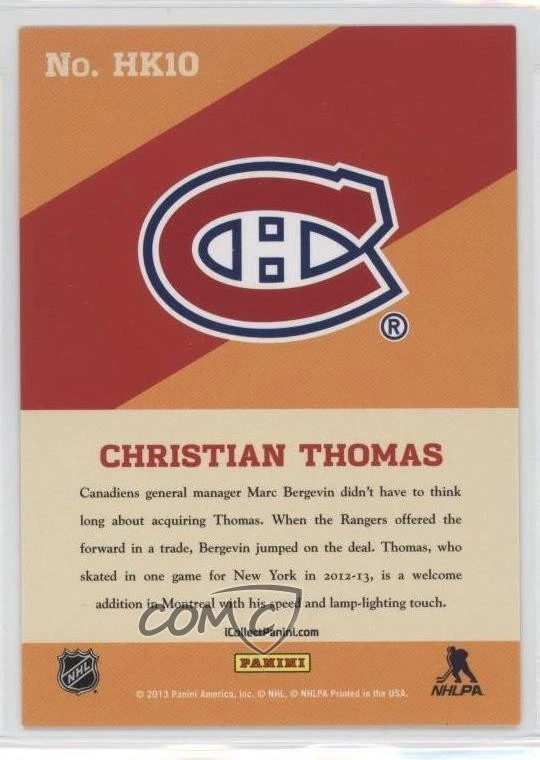 2013 Toronto Fall Expo Score Hot Rookies Cracked Ice Christian Thomas Auto RC - Image 2 of 2