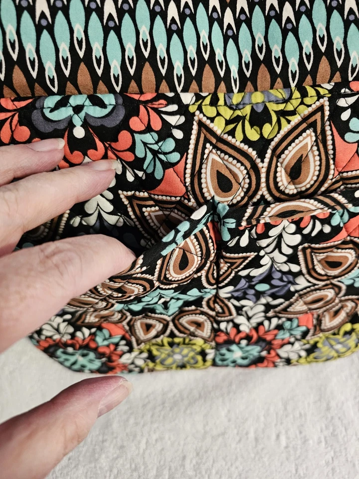 Bandolera Vera Bradley Mailbag con billetera triple pliegue a juego con estampado Sierra Foto 2 de 4