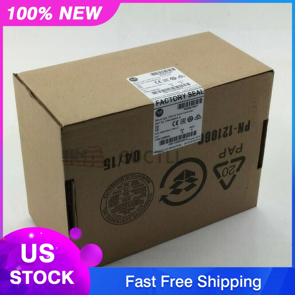 1PC NEW AB 1764-24BWA MicroLogix1500 24 Point Controller 1764 24BWA us free tax - Image 3 of 4