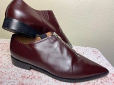 Womens Marni leather loafers with pointed toe...