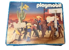 NewPlaymobil 3485 Western US Army Cavalry Set 1987 Geobra West Germany Complete